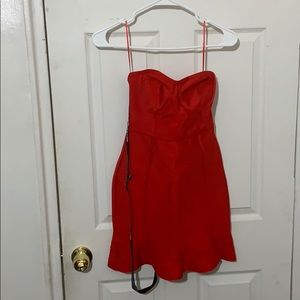 Strapless party dress